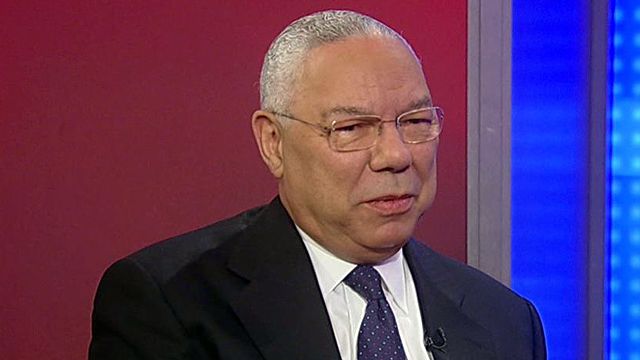 Colin Powell talks Afghanistan, race for the White House