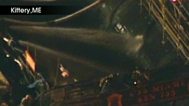 Crews Diffuse Fire Inside Nuclear Submarine