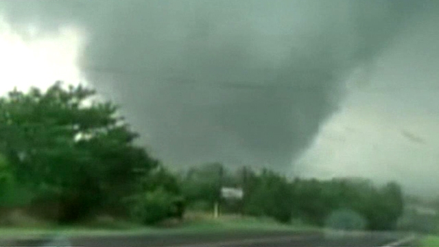 Storm Chasers Cross Path of Deadly Twister