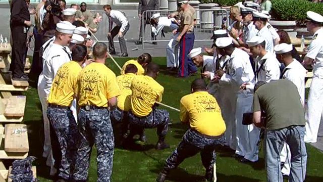 Fleet Week tug of war on 'Fox & Friends'