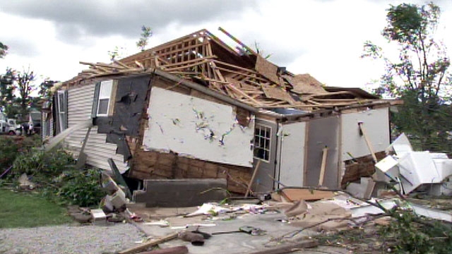 Tornado Touches Down in Bedford, Indiana