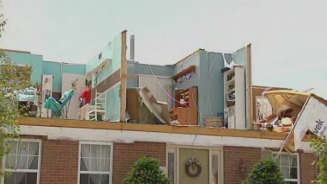 Tornado Rips Roof Off Ohio Family's Home