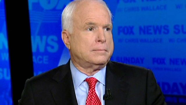 Sen. McCain talks Syria, Iran and tensions with Pakistan