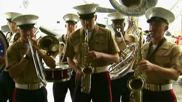 US Marine Corps Band perform live