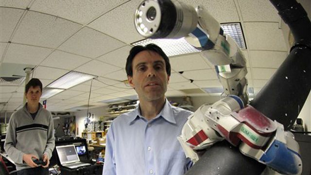 Using robots inside patients for surgery