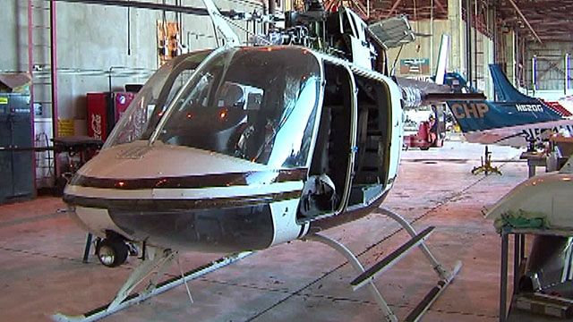 Police department receives free helicopter