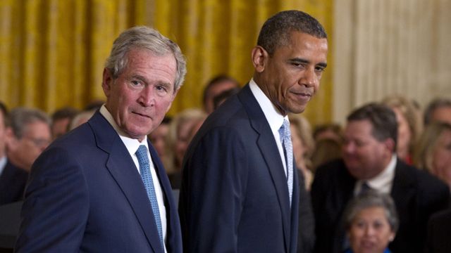 Obama still blaming Bush for economy?