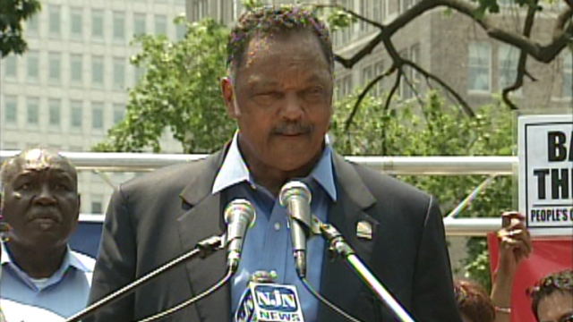 Jesse Jackson Joins Public Workers in New Jersey