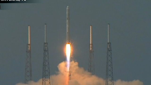 Falcon 9 Rocket Lifts Off