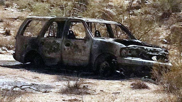 5 bodies found burned inside SUV in Arizona