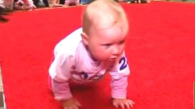 Around the World: Lithuania holds baby crawling competition