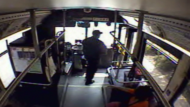 Bus Driver Fights with Passenger