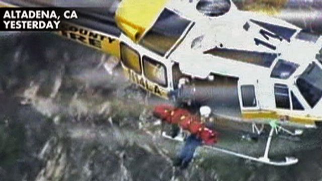 Video: Hiker Rescued by Helicopter