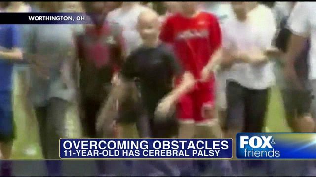 VIRAL VIDEO 11 Year Old Boy With Cerebral Palsy Finishes School Race 