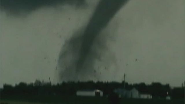 Twister Touches Land