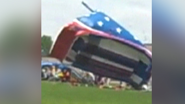 Winds Blow Away Bounce Houses