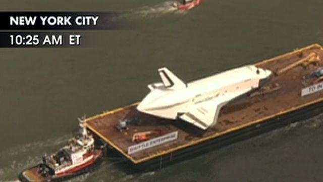 Space Shuttle Enterprise Makes Final Voyage