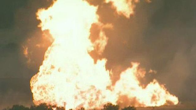 Massive Gas Line Explosion Rocks Texas