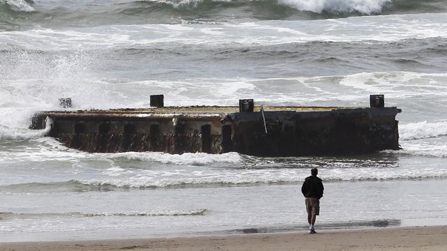 Great pacific garbage patch: Tsunami dock lands on US beach