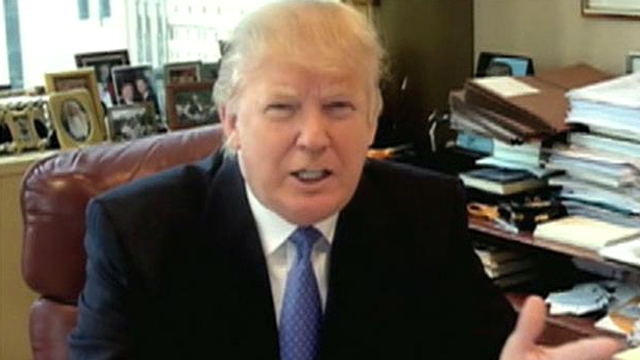 Donald Trump Attacks Republicans in Web Video