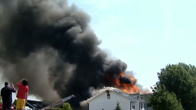 Fire Rages at Indiana Apartment Complex