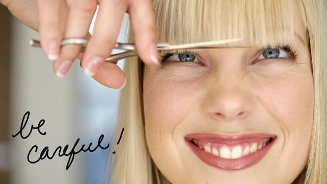 How to Trim Your Own Bangs