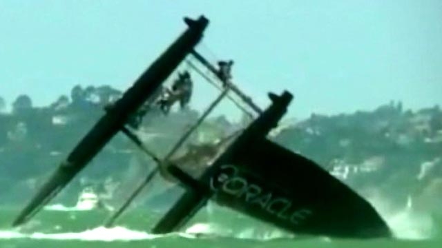 One of World's Fastest Sailboats Capsizes in California