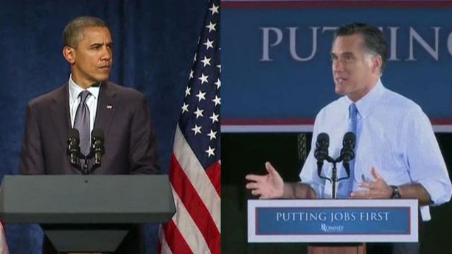 Obama, Romney face off in Ohio in dueling economic speeches