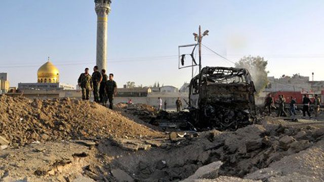 Car bomb rocks Syrian city injuring 10, damaging shrine