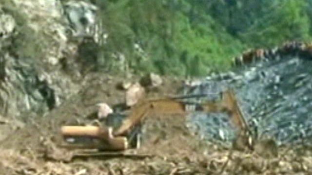 Massive Landslide in China