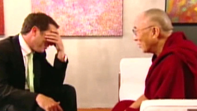 Anchor's Cringe-Worthy Moment With the Dalai Lama
