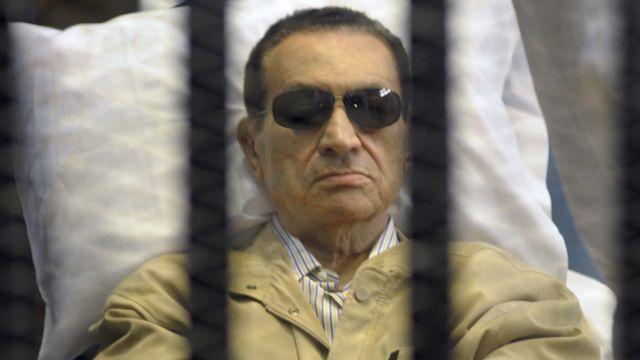 Former Egyptian president on life support