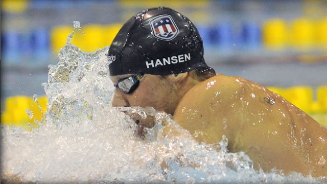 Going for gold: Brendan Hansen