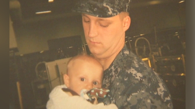 Serviceman Returns Just in Time for Father's Day