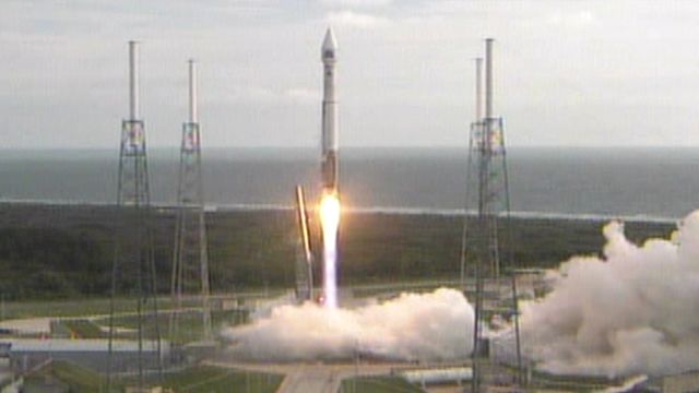 Blast off! Atlas V rocket launches in Florida