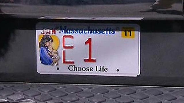 Controversy Over 'Choose Life' License Plate
