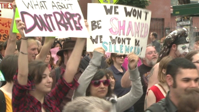 'Slut Walk' Demonstrators Takes to Seattle Streets