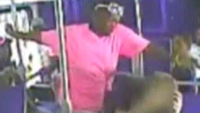 Unprovoked attack on city bus caught on tape