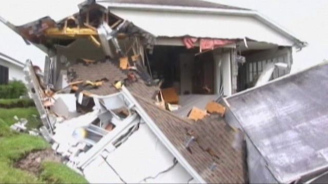 Across America: Florida home swallowed up by sinkhole
