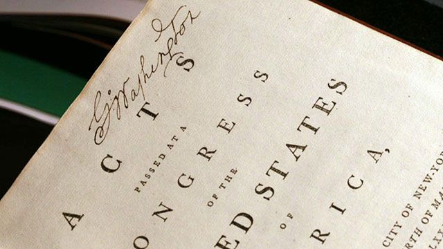 George Washington book sells for nearly $10 million