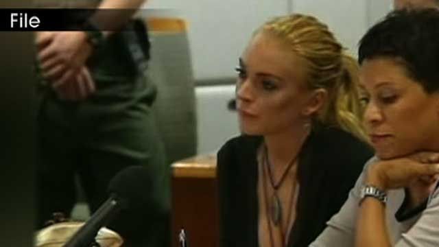 Lindsay Lohan in Court