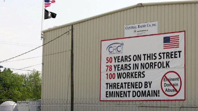 78 year old company threatened by eminent domain