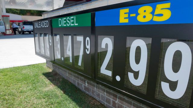 Falling gas prices a bad sign?