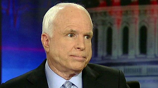 McCain: Obama not leading at all now, perceived as 'weak'