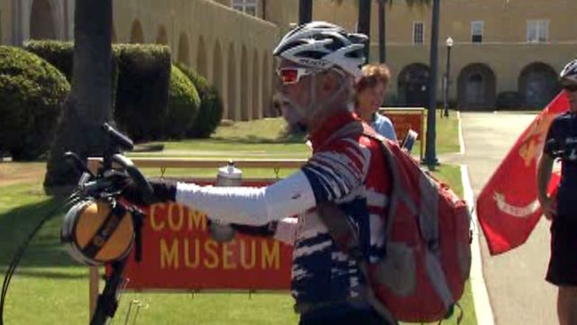 71 year old marine finishes cross country journey for charity