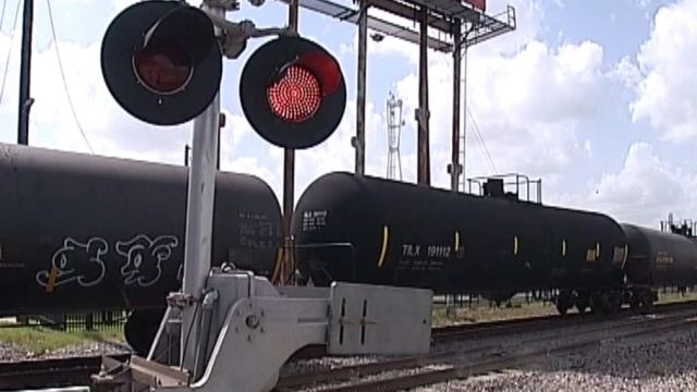 Union Pacific Train Blocks Intersection for Hours