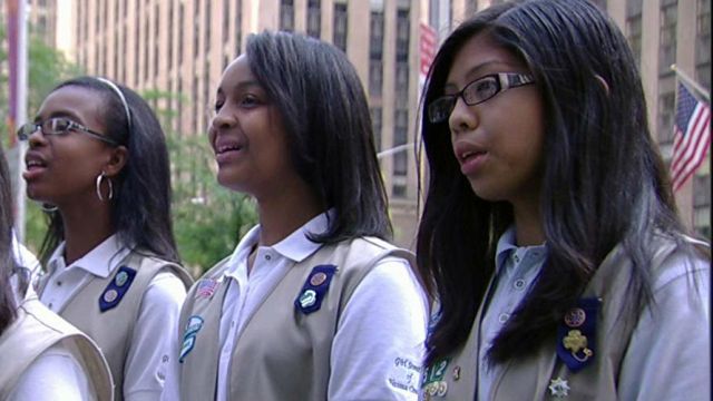 Girl Scouts Proud to Be American