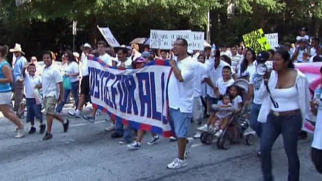Marchers Storm Ga. Capitol to Protest New Immigration Law