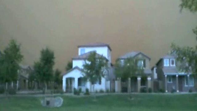 Epic Dust Storm Envelopes Arizona Neighborhood