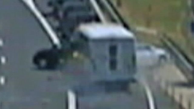 Incredible Video: Van Drives into Back of Car